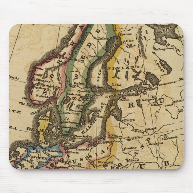 Europe 13 mouse mat (Front)