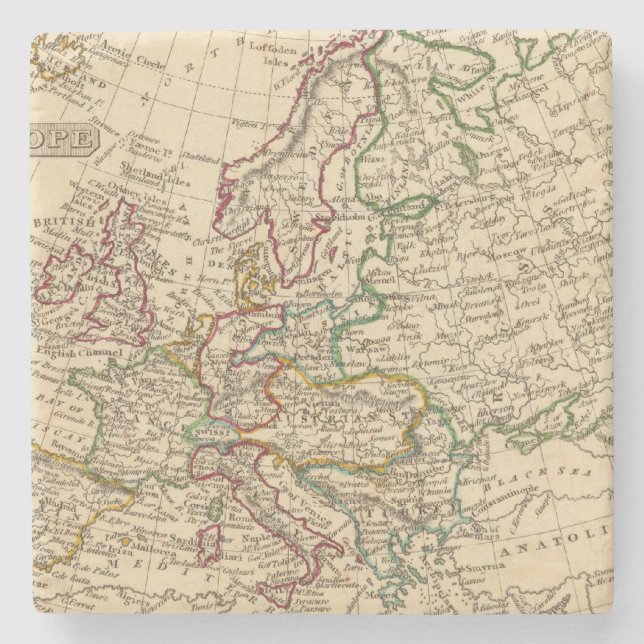 Europe 13 stone coaster (Front)