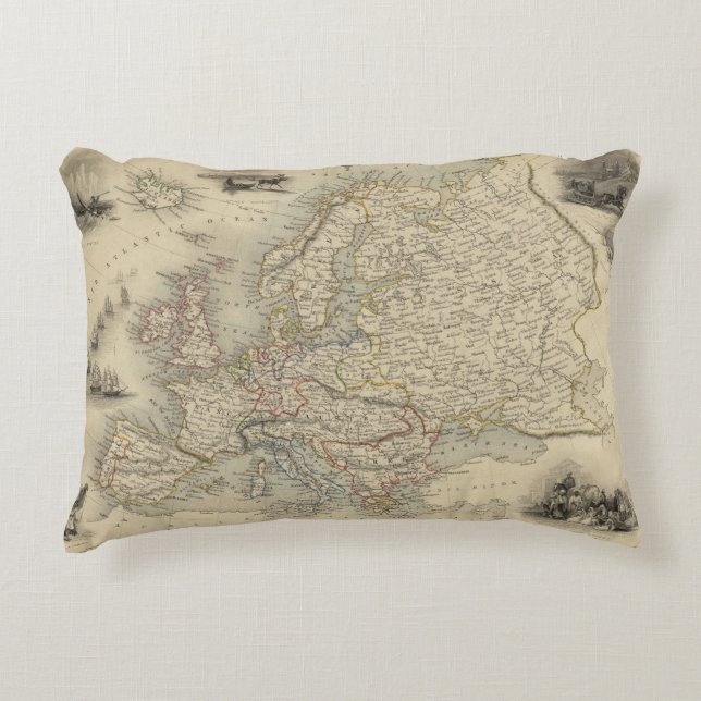 Europe 15 decorative cushion (Front)