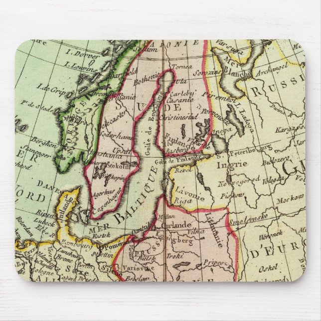 Europe 16 mouse mat (Front)