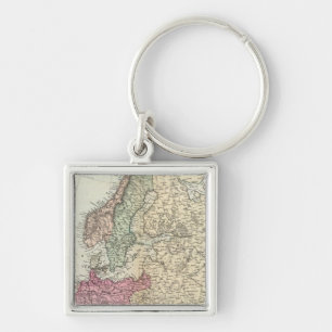Europe 19 key ring
