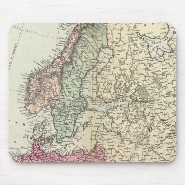 Europe 19 mouse mat (Front)