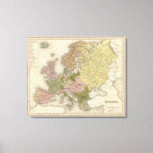 Europe 20 canvas print