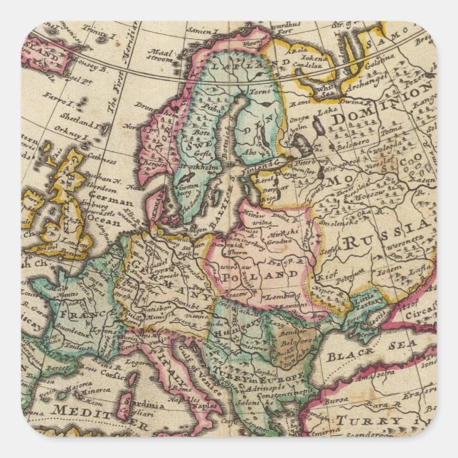 Europe 20 square sticker (Front)