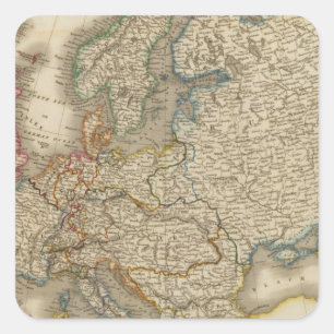 Europe 22 square sticker