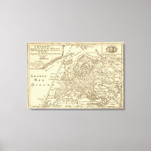 Europe 24 canvas print (Front)