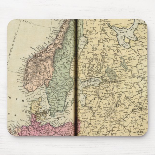 Europe 26 mouse mat (Front)