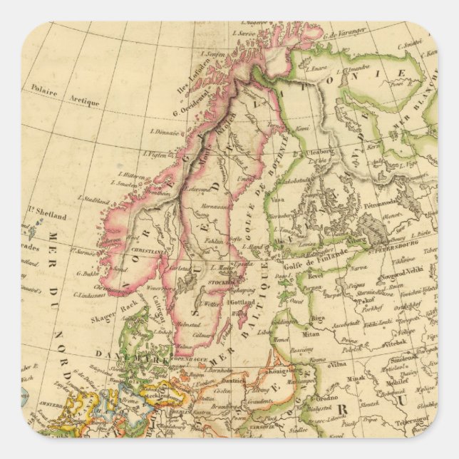 Europe 27 square sticker (Front)