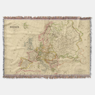 Europe 27 throw blanket