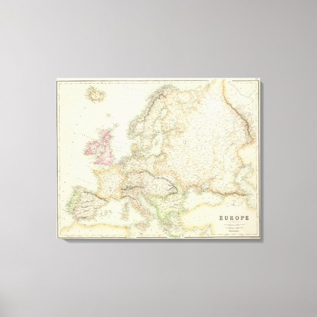 Europe 28 canvas print (Front)