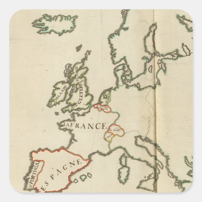 Europe 32 square sticker (Front)