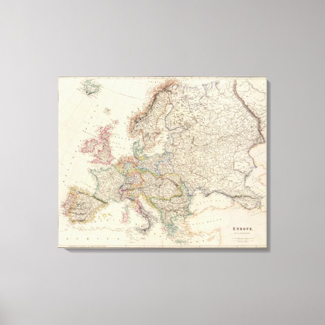 Europe 33 canvas print (Front)