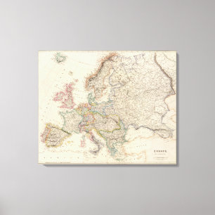 Europe 33 canvas print