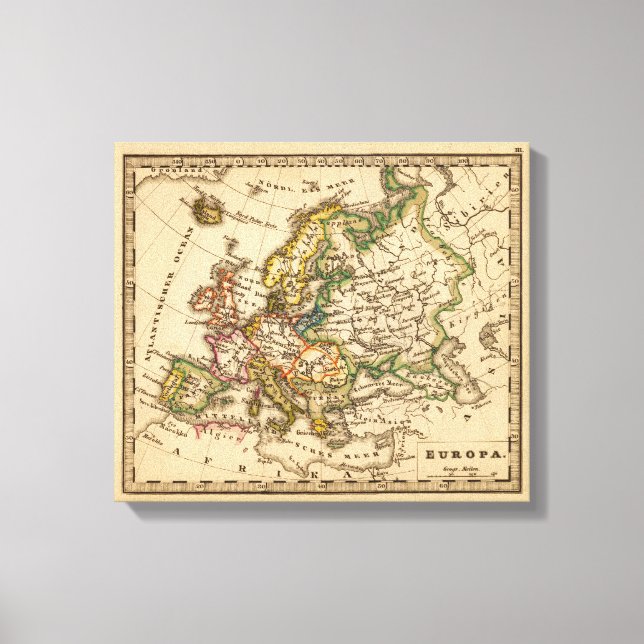 Europe 34 canvas print (Front)