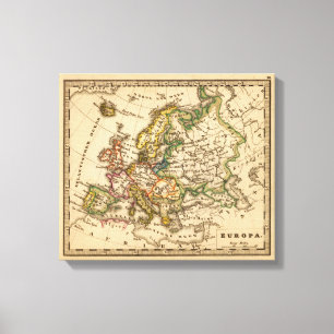 Europe 34 canvas print