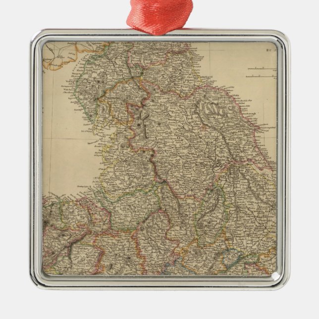 Europe 36 metal tree decoration (Front)