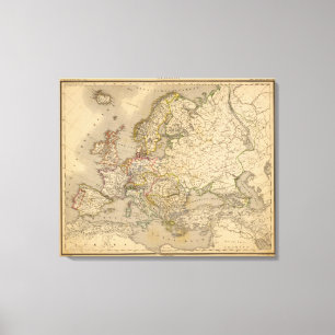 Europe 37 canvas print