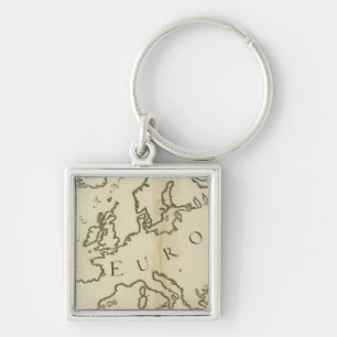 Europe 44 key ring
