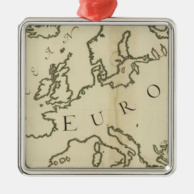 Europe 44 metal tree decoration (Front)