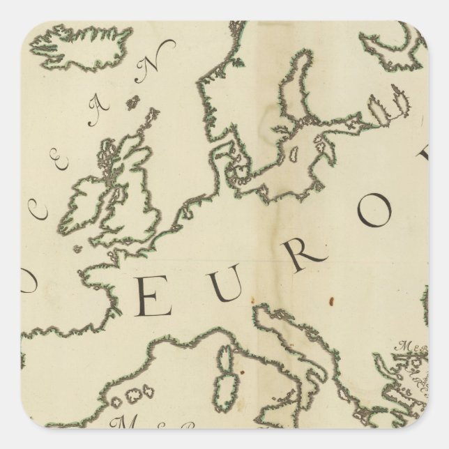 Europe 44 square sticker (Front)