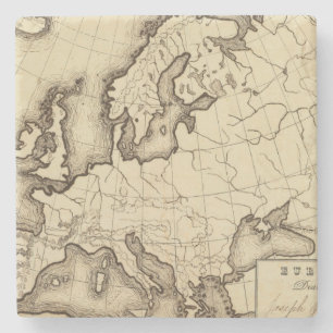Europe 45 stone coaster