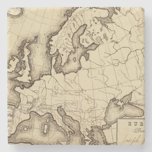 Europe 45 stone coaster (Front)