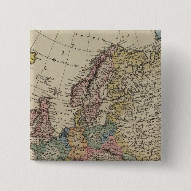 Europe 46 15 cm square badge (Front)