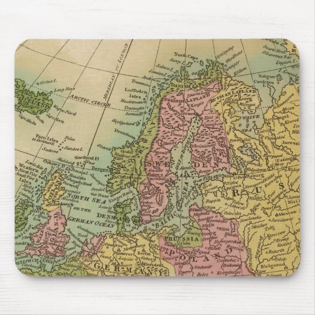 Europe 4 mouse mat (Front)