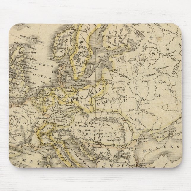 Europe 52 mouse mat (Front)