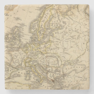 Europe 52 stone coaster