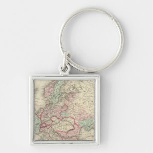 Europe 5 key ring