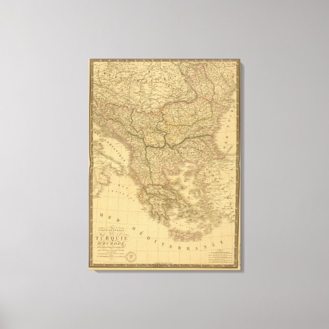 Europe 6 canvas print (Front)