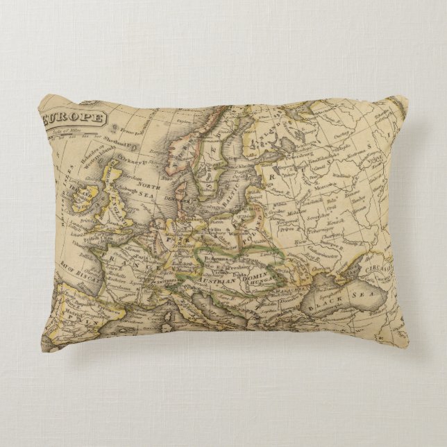 Europe 6 decorative cushion (Front)