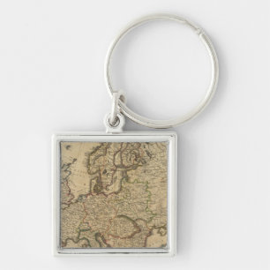 Europe 7 key ring