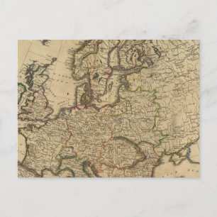 Europe 7 postcard