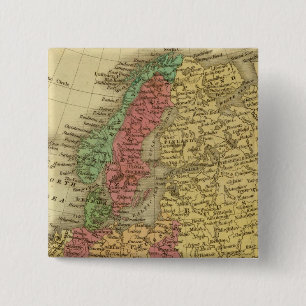 Europe 8 15 cm square badge