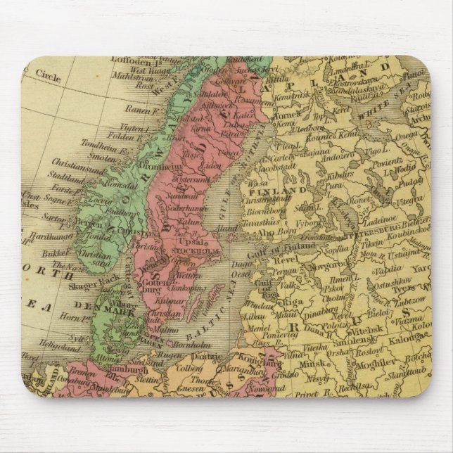 Europe 8 mouse mat (Front)