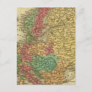 Europe 8 postcard