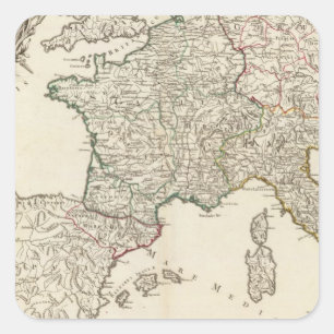 Europe 8 square sticker