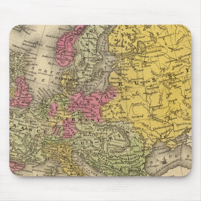 Europe 9 mouse mat (Front)