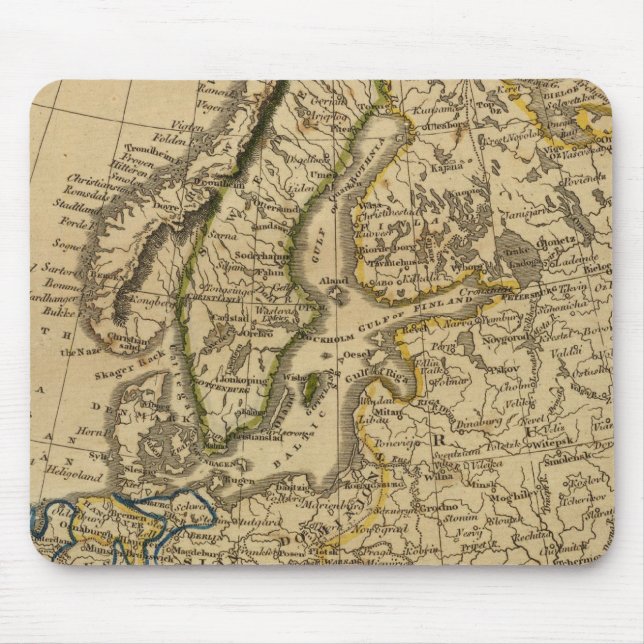 Europe 9 mouse mat (Front)