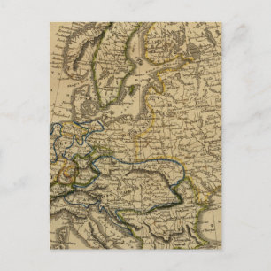 Europe 9 postcard