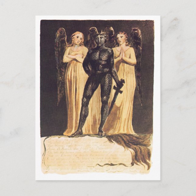 Europe. A Prophecy. William Blake Postcard (Front)