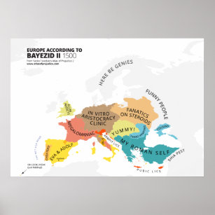 Europe According to Bayezid II Poster