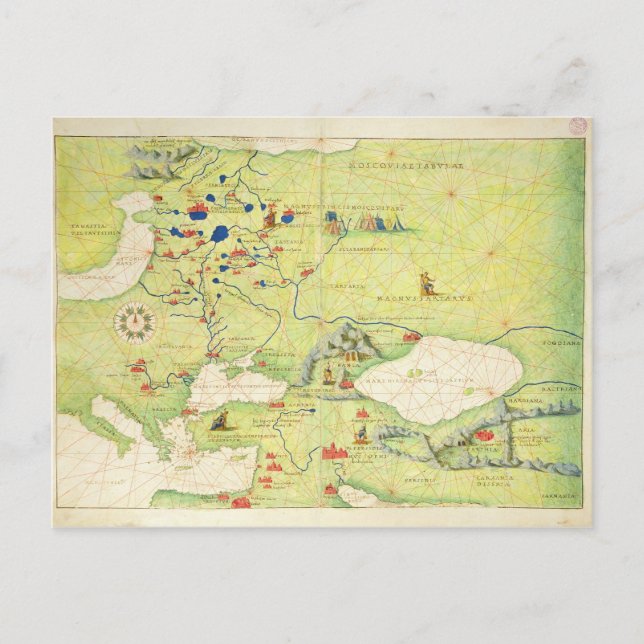 Europe and Central Asia Postcard (Front)