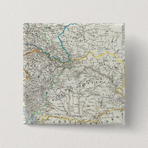 Europe and Germany 15 Cm Square Badge