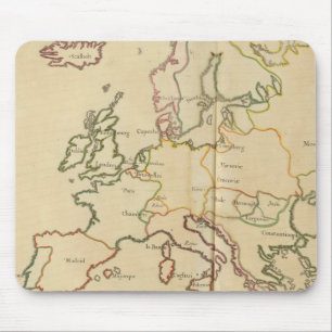 Europe and Major Cities Mouse Mat
