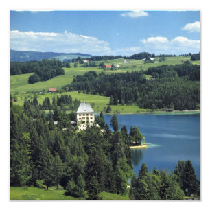 Europe, Austria, Fuschl. Schloss Fuschl Castle Photo Print