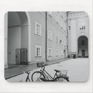 Europe, Austria, Salzburg. Bicycles in the Mouse Mat