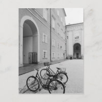 Europe, Austria, Salzburg. Bicycles in the